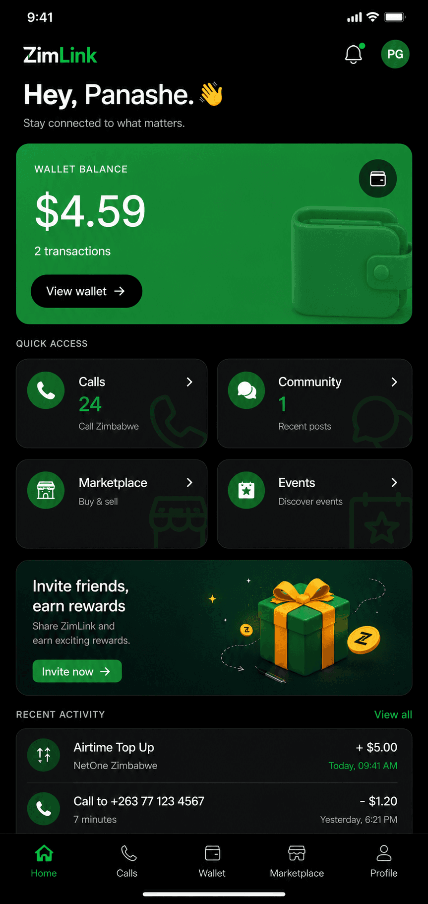ZimLink Calls